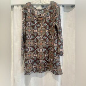 Full Tilt long sleeve shirt dress. SZ XL